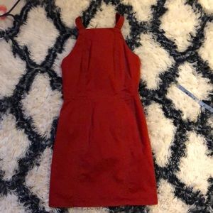 Zara Mini Dress Burnt Orange